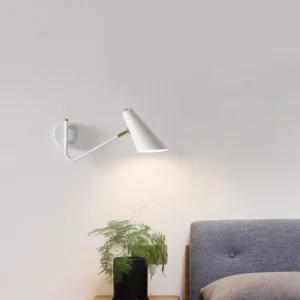 Modern Curved Arm Wall Lamp for Bedroom Bedside WA1066 4