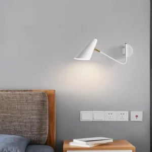 Modern Curved Arm Wall Lamp for Bedroom Bedside WA1066 5
