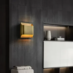 Minimalist Brass Up & Down Wall Lamp for Hotel WA1069 2