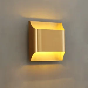 Minimalist Brass Up & Down Wall Lamp for Hotel WA1069 4