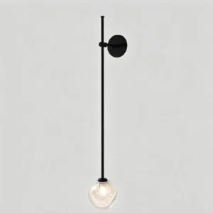 Modern Long Stem Metal & Bubble Glass Wall Lamp WA1075 3