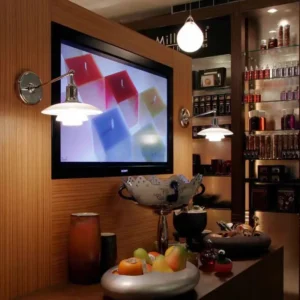 Modern Polished Chrome Swing Arm Bathroom Wall Sconce WA1079 2