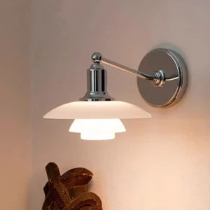 Modern Polished Chrome Swing Arm Bathroom Wall Sconce WA1079 4