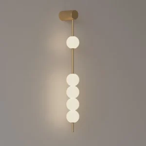 Modern Long Linear Frosted Glass Ball Wall Light WA1080 7