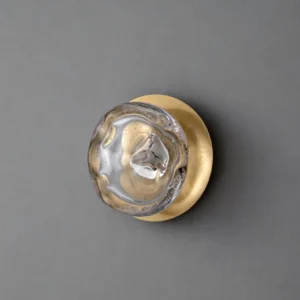 Modern Brass Metal & Bubble Glass Wall Lamp WA1084 7