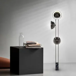 Contemporary Sculptural Vertical Multi Globe Floor Lamp FL-A043 2