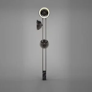 Contemporary Sculptural Vertical Multi Globe Floor Lamp FL-A043 3