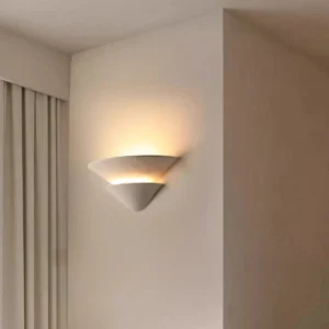 Modern White Plaster Wall Lamp WA1086 2