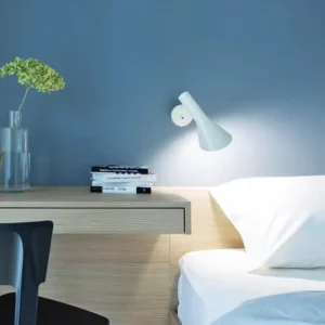 Modern Tapered Metal Shade Bedside Reading Wall Light WA1089 2