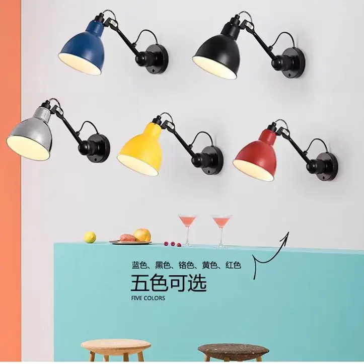 Modern Multi-Angle Metal Bedside Reading Wall Light WA1091 7