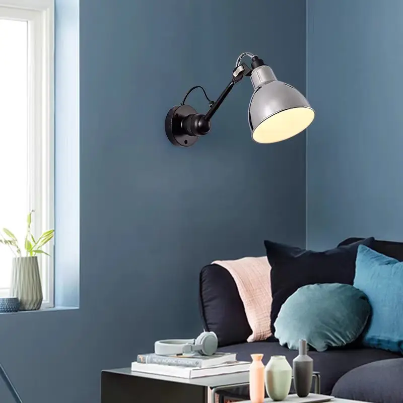 Modern Multi-Angle Metal Bedside Reading Wall Light WA1091 6