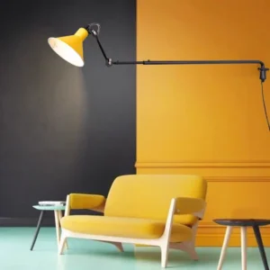 Modern Adjustable Long Arm Dome Metal Shade Wall Lamp WA1090 3