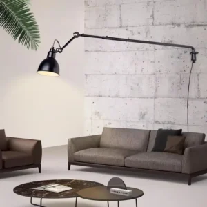 Modern Adjustable Long Arm Dome Metal Shade Wall Lamp WA1090 5