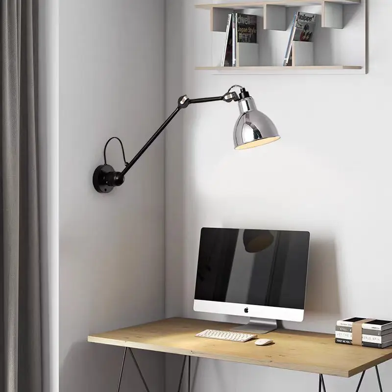 Modern Multi-Angle Metal Bedside Reading Wall Light WA1091 3