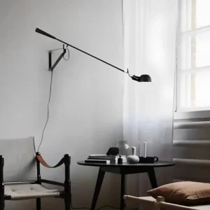 Modern Balance Weight Metal Dome Shade Wall Mount Reading Light WA1094 1