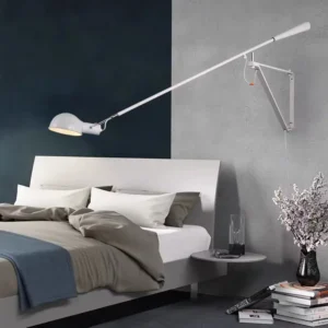 Modern Balance Weight Metal Dome Shade Wall Mount Reading Light WA1094 3