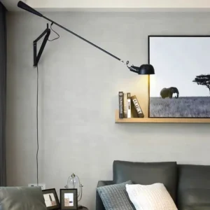 Modern Balance Weight Metal Dome Shade Wall Mount Reading Light WA1094 6