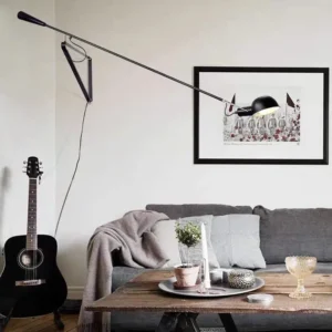 Modern Balance Weight Metal Dome Shade Wall Mount Reading Light WA1094 7