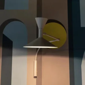 Modern Balance Weight Wide Conical Metal Shade Wall Light WA1095 4