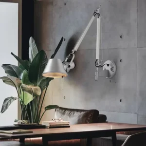 Modern Silver Adjustable Arm Aluminum Wall Lamp WA1098 2