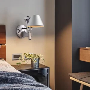 Modern Silver Adjustable Arm Aluminum Wall Lamp WA1098 3