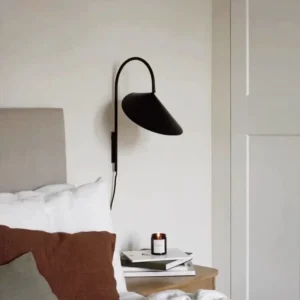 Modern Arched Goose Neck Metal Shade Reading Wall Light WA1099 4