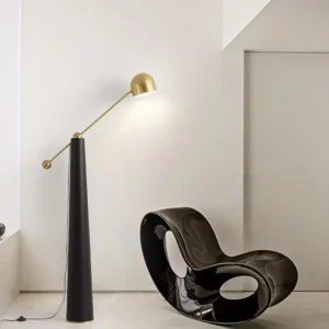 Mid Century Balance Arm Floor Lamp with Conical Base FL-A051 2