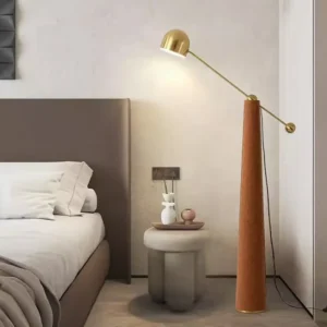 Mid Century Balance Arm Floor Lamp with Conical Base FL-A051 3