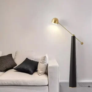 Mid Century Balance Arm Floor Lamp with Conical Base FL-A051 4