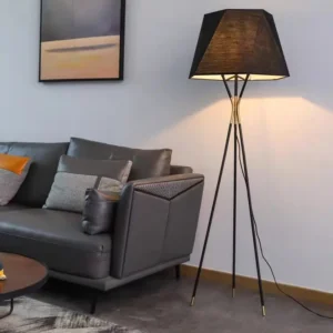 Modern Slim Metal Tripod Floor Lamp for Living Room Decor FL-A059 1