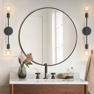 Modern 2-Light Vertical Wall Lamp for Hotel Corridor Apartment Vanity WA1006 2
