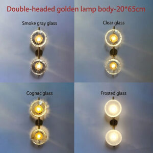 Minimalist Glass Wall Sconce for Bedroom/ Bedside/ Hallyway/Hotel WA1011 7