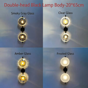 Minimalist Glass Wall Sconce for Bedroom/ Bedside/ Hallyway/Hotel WA1011 5