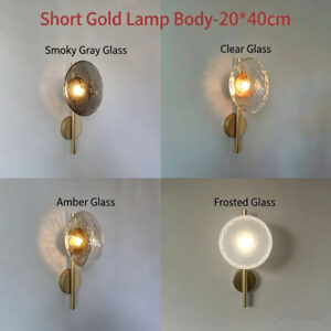 Minimalist Glass Wall Sconce for Bedroom/ Bedside/ Hallyway/Hotel WA1011 4