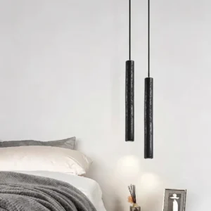 Minimalist Travertine Cylinder Pendant Light P3002 9
