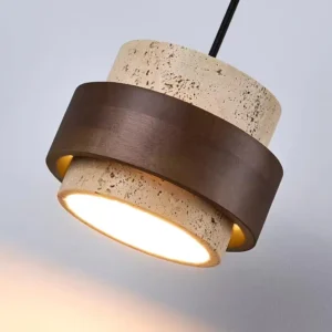 Scandinavian Travertine Pendant Light P3004 5