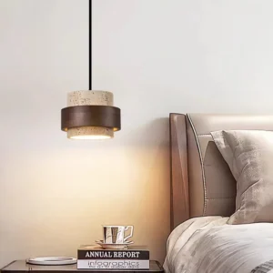 Scandinavian Travertine Pendant Light P3004 7