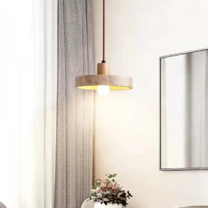 Wabi-Sabi Travertine Pendant Lamp P3013 2