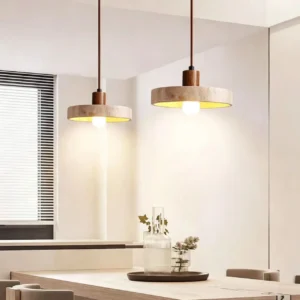 Wabi-Sabi Travertine Pendant Lamp P3013 3