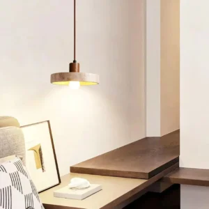 Wabi-Sabi Travertine Pendant Lamp P3013 4