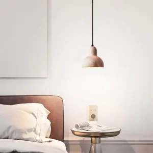 Modern Travertine Dome Pendant Light P3016 3