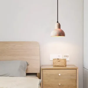 Modern Travertine Dome Pendant Light P3016 4