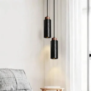 Wabi Sabi Travertine Cylinder Pendant Light P3022 8