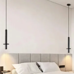 Modern Travertine Linear Pendant Light P3024 2