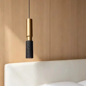 Nordic Travertine Cylinder Pendant Light P3036 3