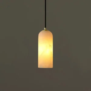 Modern Alabaster Cylinder Pendant Light PA007 3