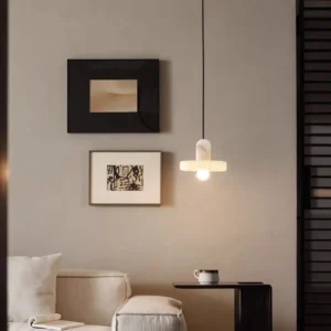 Minimalist Alabaster Pendant Light PA010 3