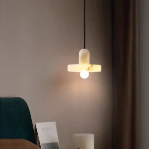 Minimalist Alabaster Pendant Light PA010 5