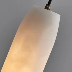 Modern Alabaster Oval Pendant Light PA005 5