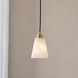 Modern Alabaster Cone Pendant Light PA018 1